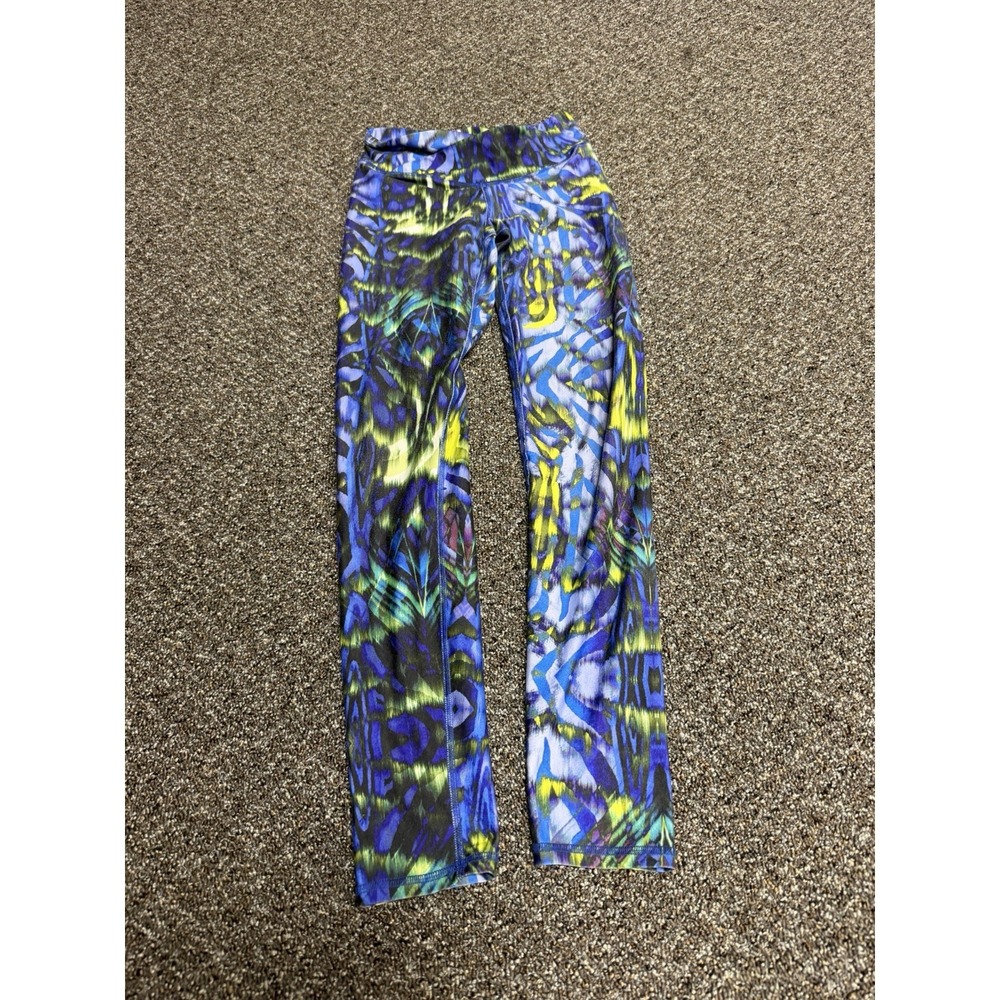 Fabletics Womens Leggings Patterned Design Athletic Workout Size 2xs Compression
